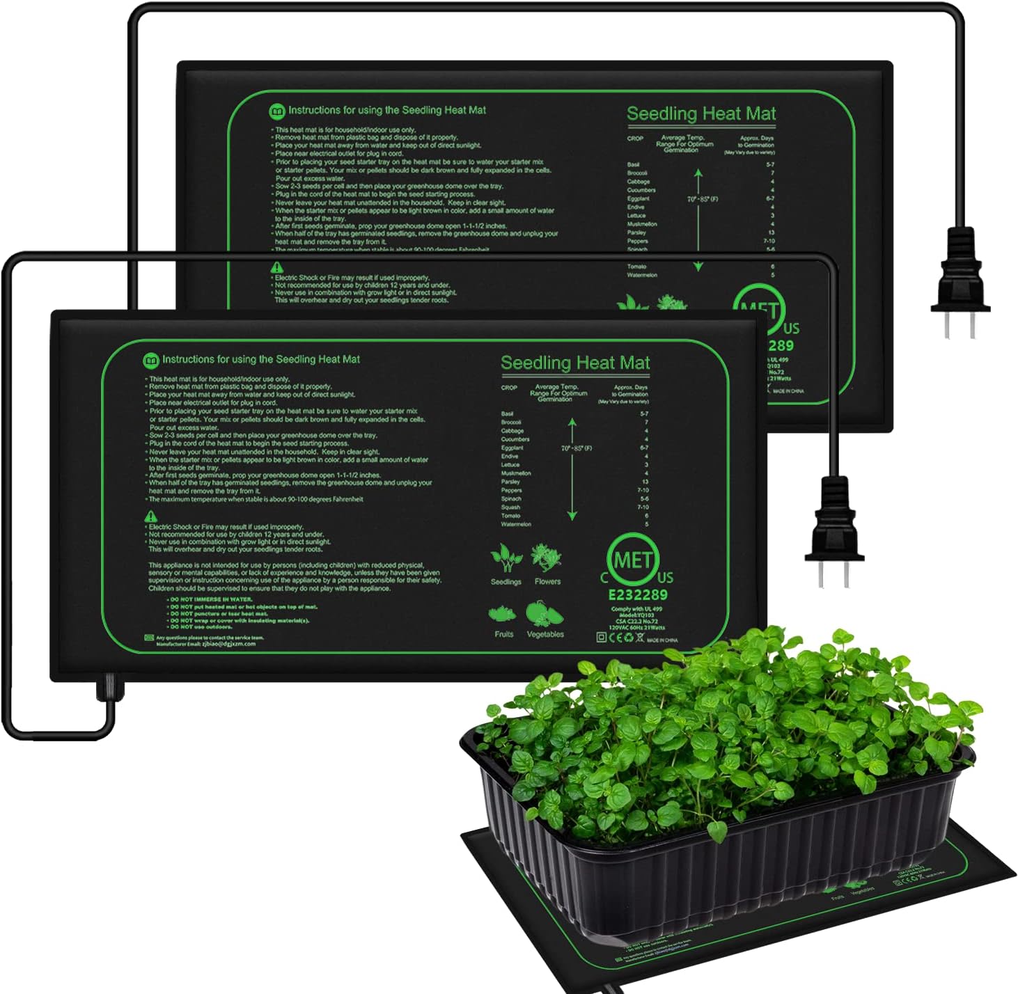 10/25/50CM Sämling-Heizmatte f – Rooting Gel Clone Bewertung und Preis